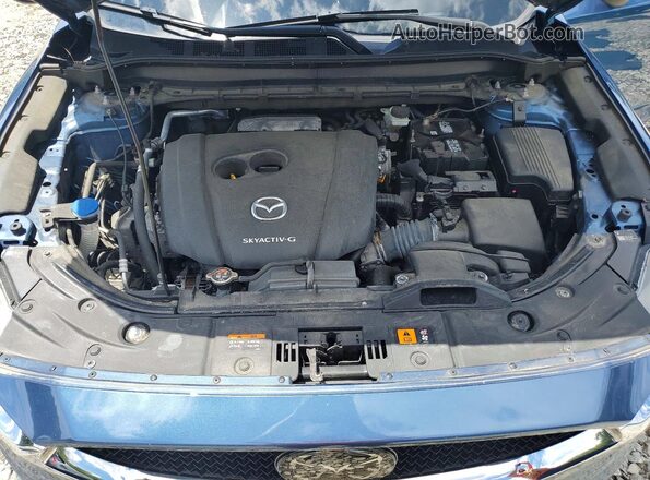 JM3KFBDM8M0474565 2021 MAZDA CX-5 Blue ძრავის განყოფილების ხედი