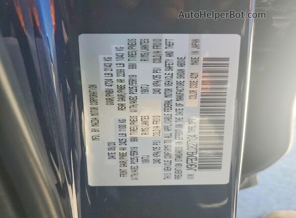 JM3KFBDM9L0827104 2020 MAZDA CX-5 Blue ძრავის განყოფილების ხედი