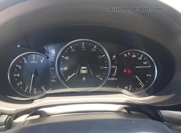 JM3KFBDM9L0827104 2020 MAZDA CX-5 Blue ხელსაწყოთა პანელის ხედი