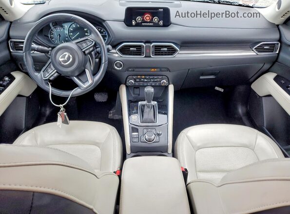 JM3KFBDM9L0854643 2020 MAZDA CX-5 Синий Вид панели приборов