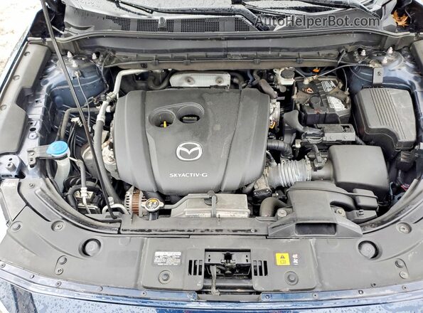 JM3KFBDM9L0854643 2020 MAZDA CX-5 Синий Вид подкапотного пространства