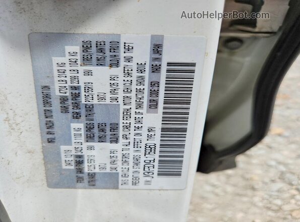 JM3KFBDM9L1769960 2020 MAZDA CX-5 White VIN კოდის სტიკერის ხედი