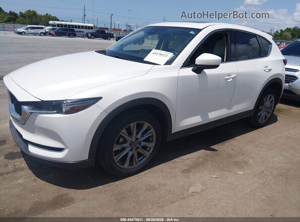 JM3KFBDM9M0487759 2021 MAZDA CX-5 White წინა მარცხენა ხედი სამი მეოთხედიდან