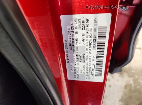 JM3KFBDM9N0536041 2022 MAZDA CX-5 Red Widok naklejki z numerem VIN