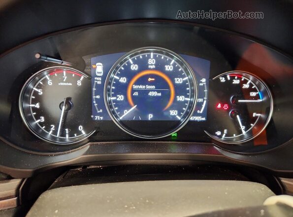 JM3KFBDM9N0536041 2022 MAZDA CX-5 Red Widok zestawu wskaźników