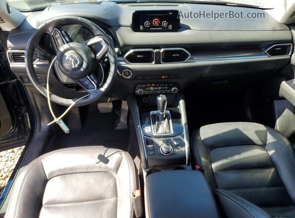 JM3KFBDMXL0858815 2020 MAZDA CX-5 Blue Вид панелі приладів