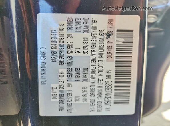 JM3KFBDMXL0858815 2020 MAZDA CX-5 Blue Вид наклейки з VIN-кодом