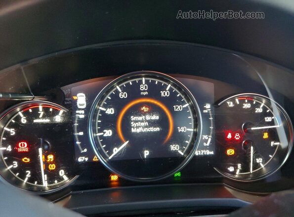 JM3KFBDMXL0858815 2020 MAZDA CX-5 Blue Вид щитка приладів
