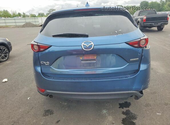 JM3KFBDMXM1342479 2021 MAZDA CX-5 Blue Հետևի տեսք