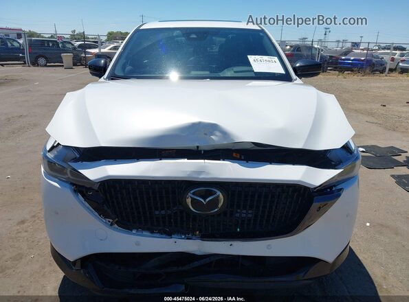 JM3KFBDY1S0617386 2025 MAZDA CX-5 White Вид щитка приладів