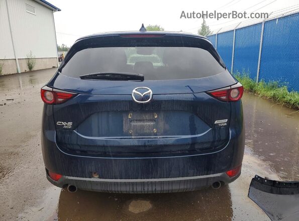 JM3KFBDY8K0660736 2019 MAZDA CX-5 Blue უკანა ხედი