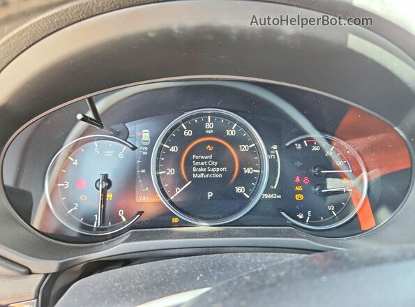 JM3KFBE26K0651334 2019 MAZDA CX-5 White Սարքավորումների վահանակի տեսք