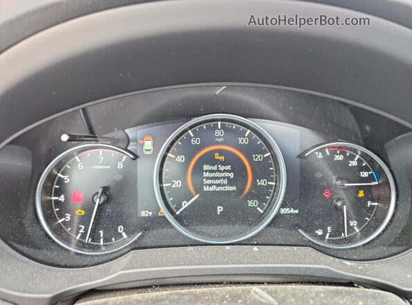 JM3KFBEM1S0725891 2025 MAZDA CX-5 White ხელსაწყოთა პანელის ხედი