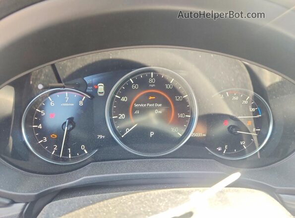 JM3KFBEM4N1527532 2022 MAZDA CX-5 White ხელსაწყოთა პანელის ხედი