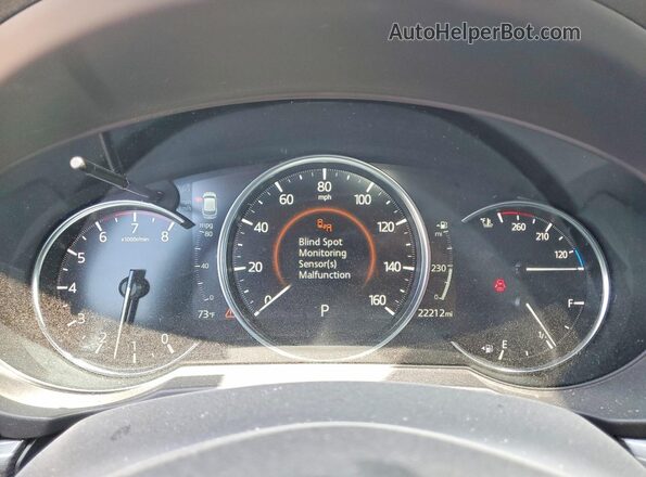 JM3KFBEM7P0121575 2023 MAZDA CX-5 Gray Вид щитка приладів