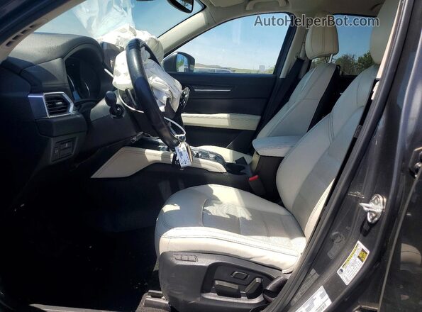 JM3KFBEM7P0292648 2023 MAZDA CX-5 Gray Widok wnętrza z przodu