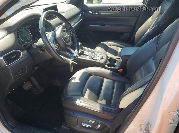 JM3KFBEY1K0632498 2019 MAZDA CX-5 White Widok wnętrza z przodu