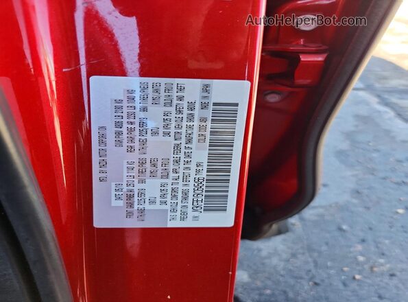 JM3KFBEY6K0645456 2019 MAZDA CX-5 Red Widok naklejki z numerem VIN