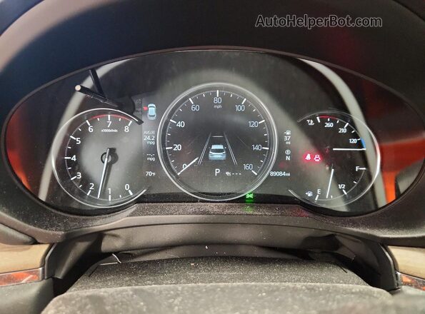 JM3KFBEY7M0334623 2021 MAZDA CX-5 Красный Вид щитка приборов