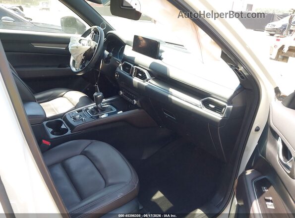 JM3KFBEY7M0378055 2021 MAZDA CX-5 White Widok wnętrza z przodu