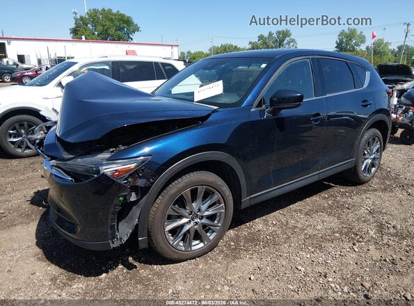 JM3KFBEY9L0825709 2020 MAZDA CX-5 Синий Передняя левая четверть