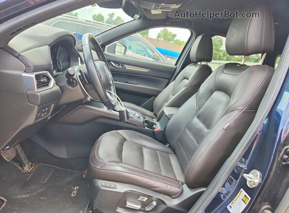 JM3KFBEY9M0401416 2021 MAZDA CX-5 Blue Вид салону спереду