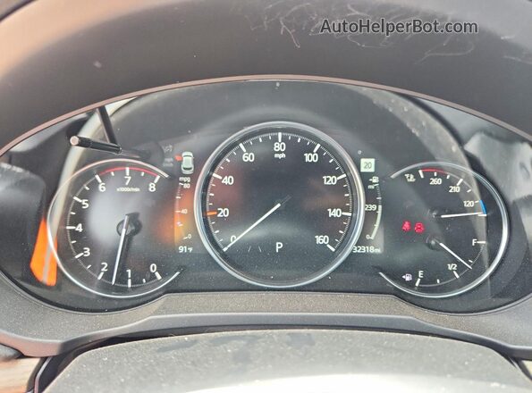 JM3KFBEY9M0401416 2021 MAZDA CX-5 Blue Вид щитка приладів