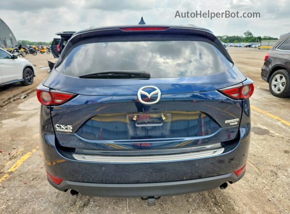 JM3KFBEY9M0401416 2021 MAZDA CX-5 Blue Вид ззаду