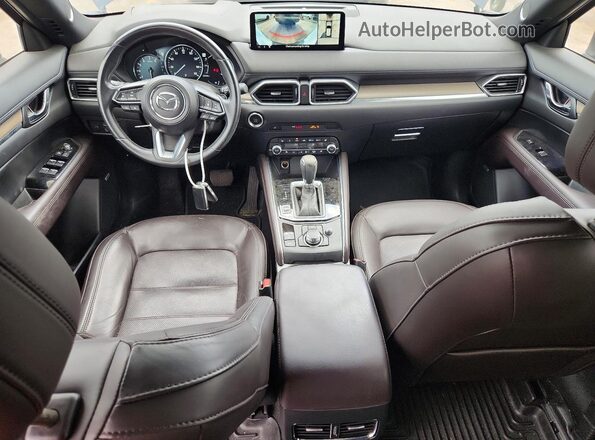 JM3KFBEY9M0401416 2021 MAZDA CX-5 Blue Вид панелі приладів