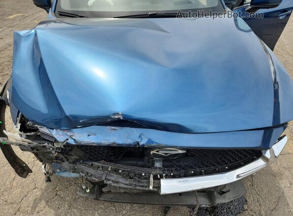 JM3KFBEYXM0456814 2021 MAZDA CX-5 Blue Rear interior view