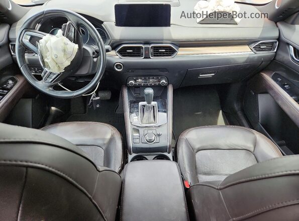 JM3KFBEYXM0456814 2021 MAZDA CX-5 Blue Dashboard view