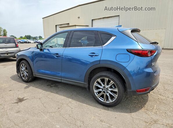 JM3KFBEYXM0456814 2021 MAZDA CX-5 Blue Rear left