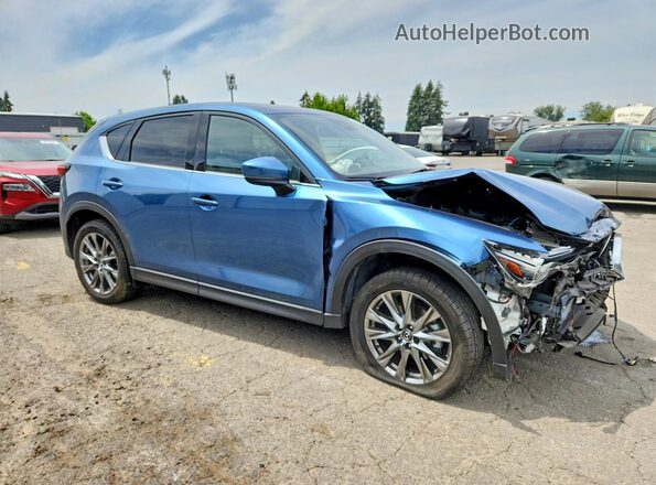 JM3KFBEYXM0456814 2021 MAZDA CX-5 Blue Front right
