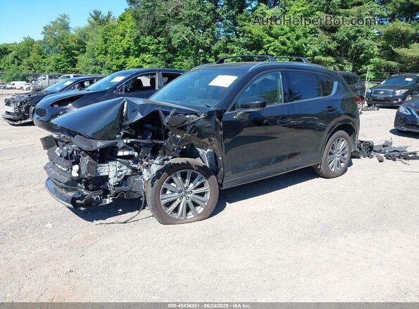 JM3KFBXY2S0745602 2025 MAZDA CX-5 Black წინა მარცხენა ხედი სამი მეოთხედიდან