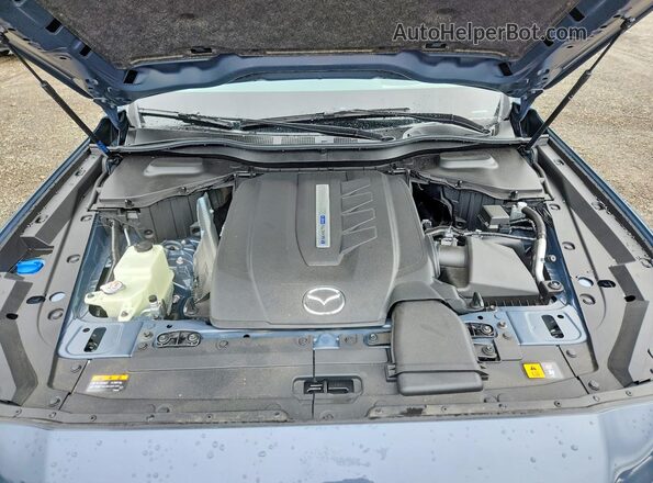 JM3KJDHA2S1126438 2025 MAZDA CX-70 Blue Engine compartment view