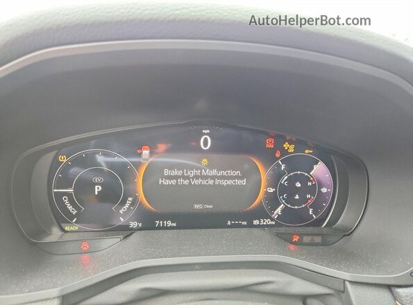 JM3KJDHA2S1126438 2025 MAZDA CX-70 Blue Instrument cluster view