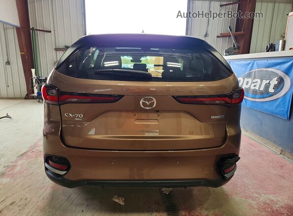 JM3KJDHA3S1111530 2025 MAZDA CX-70 Tan Widok z tyłu