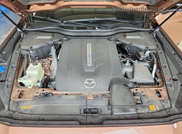 JM3KJDHA3S1111530 2025 MAZDA CX-70 Tan Widok komory silnika