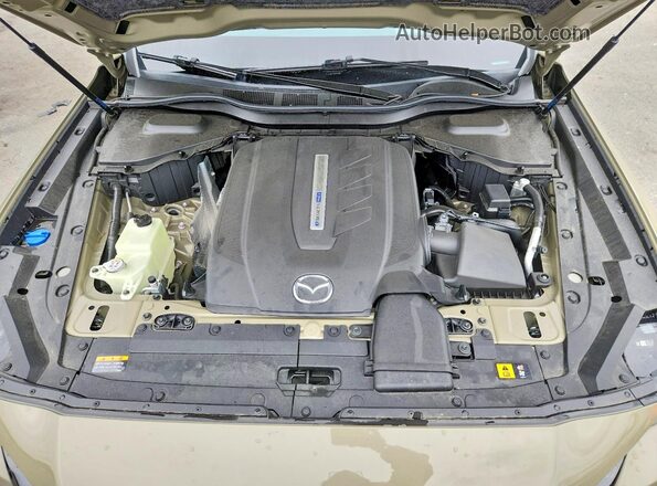 JM3KJDHA4S1103954 2025 MAZDA CX-70 Tan ძრავის განყოფილების ხედი