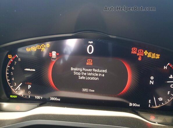 JM3KJDHC0T1201477 2026 MAZDA CX-70 Black ხელსაწყოთა პანელის ხედი
