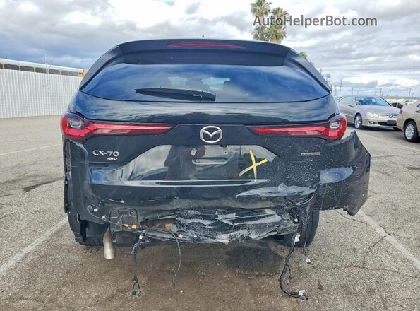 JM3KJDHC3S1112579 2025 MAZDA CX-70 Black Widok z tyłu