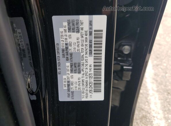 JM3KJDHC3S1112579 2025 MAZDA CX-70 Black Widok naklejki z numerem VIN