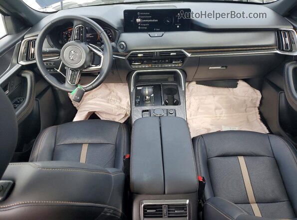 JM3KJDHC3S1112579 2025 MAZDA CX-70 Black Widok deski rozdzielczej