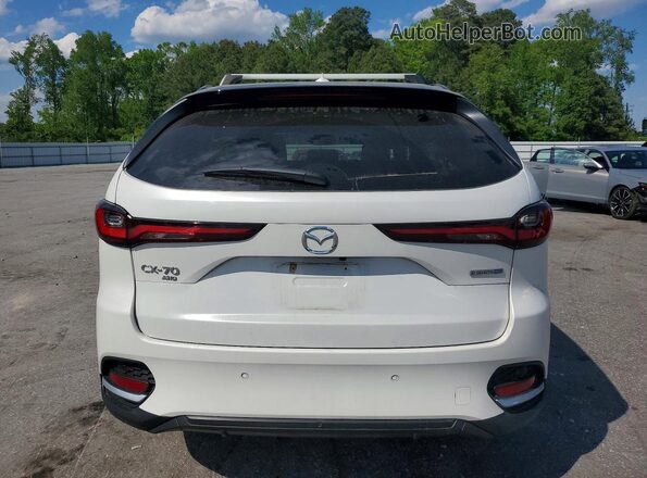JM3KJEHA3S1111307 2025 MAZDA CX-70 White Вид ззаду