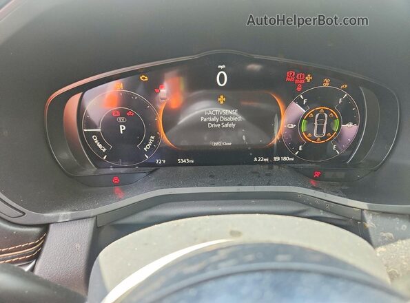 JM3KJEHA3S1111307 2025 MAZDA CX-70 White Вид щитка приладів