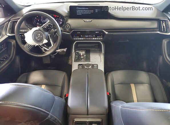 JM3KJEHA8S1129172 2025 MAZDA CX-70 White Вид панелі приладів