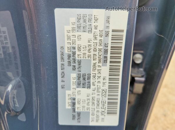 JM3KJEHA9S1129326 2025 MAZDA CX-70 Gray Панорамний вид салону 360°