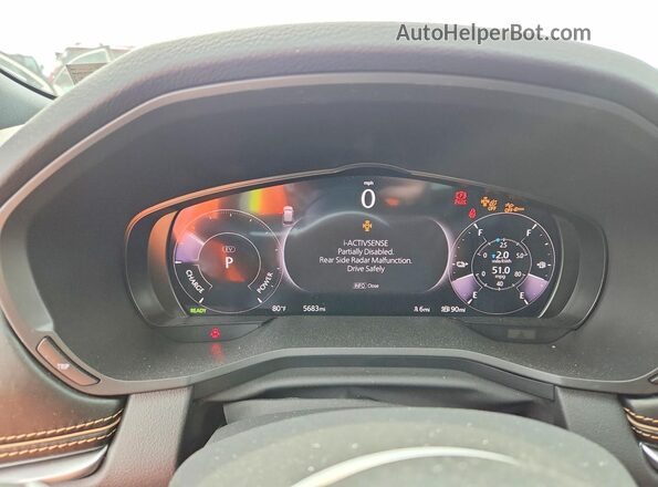 JM3KJEHA9S1129326 2025 MAZDA CX-70 Gray Вид щитка приладів