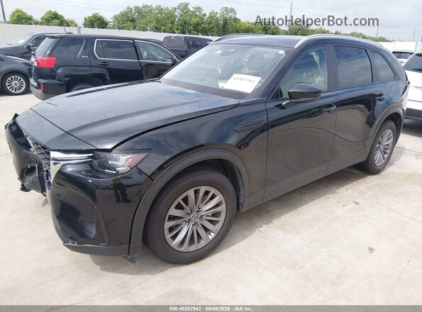 JM3KKAHD5R1153388 2024 MAZDA CX-90 Black Передня ліва чверть
