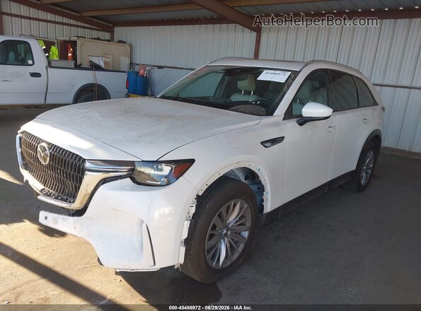JM3KKBHA2R1160763 2024 MAZDA CX-90 PHEV Белый Передняя левая четверть